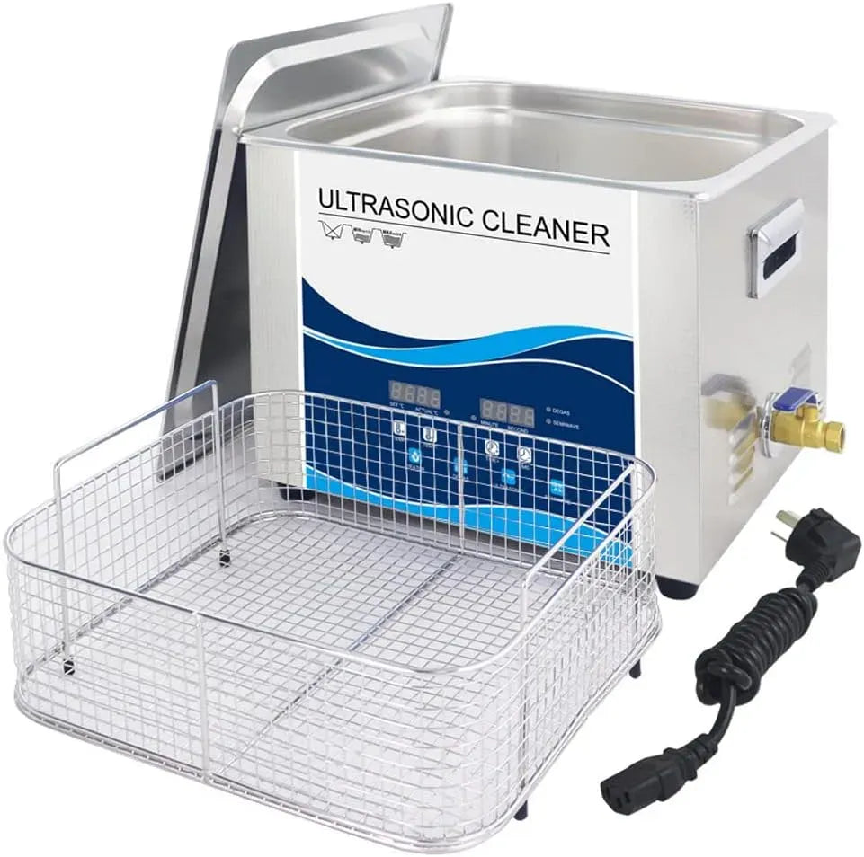 vasca per pulizia a ultrasuoni, Pulitore, 6,5 L, 180 W, IP65, per Dischi in Vinile da 6