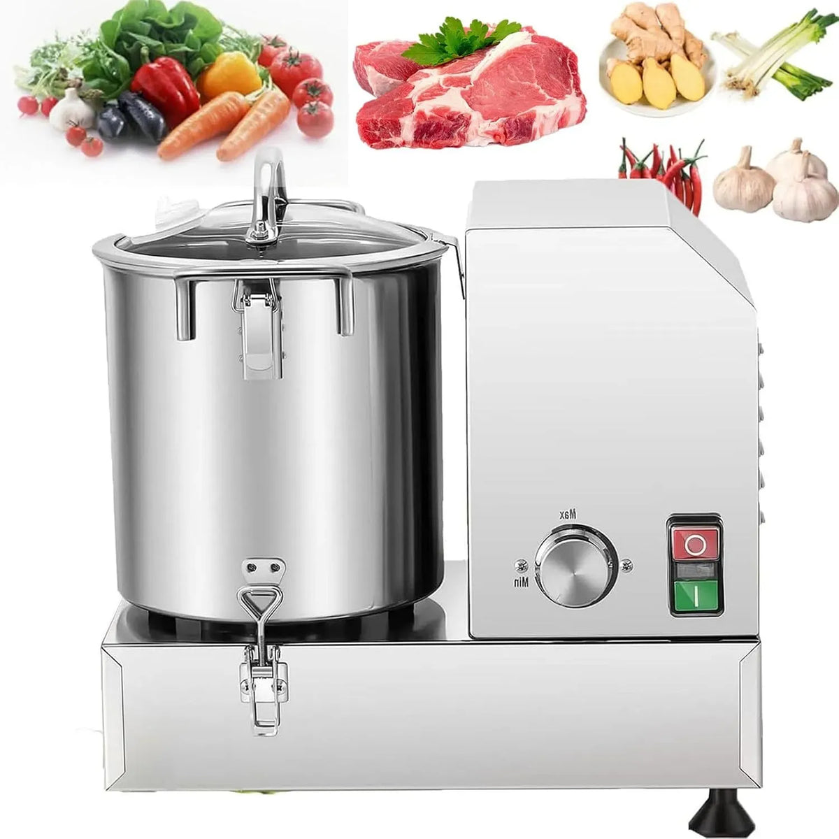 Robot da cucina W 6L, 15 L, 1800 W, professionale, acciaio inox