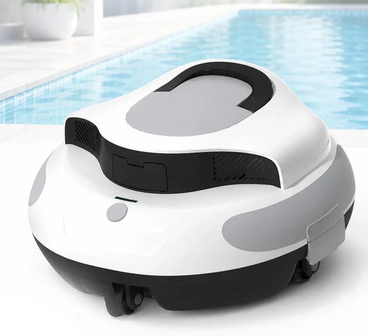robot pulitore per piscina, installazione a pavimento e parete, per piscine interrate