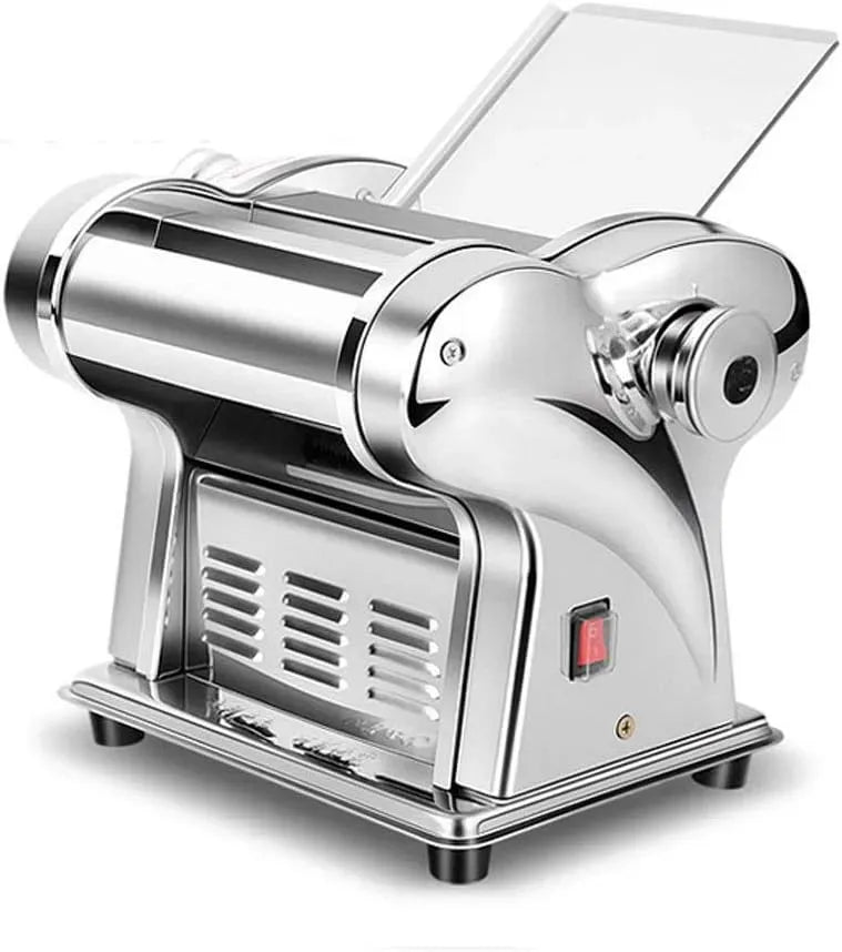 Macchina per pasta, 220 V, macchina per tagliatelle, professionale, acciaio inox, argento, Argento 21