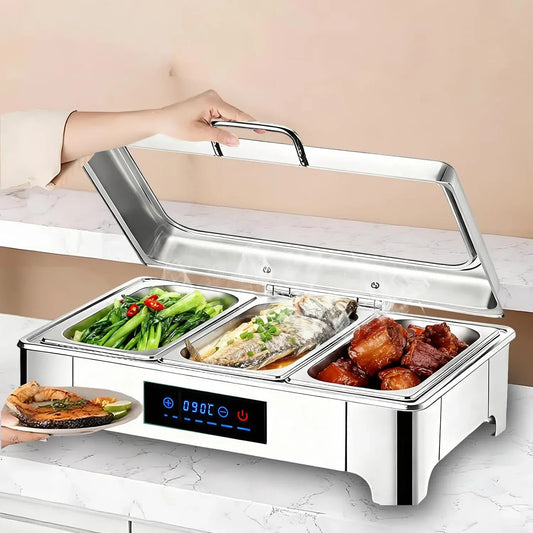 Scaldavivande da buffet, 9 L, 35 a 85 °C, 1/3 Pan