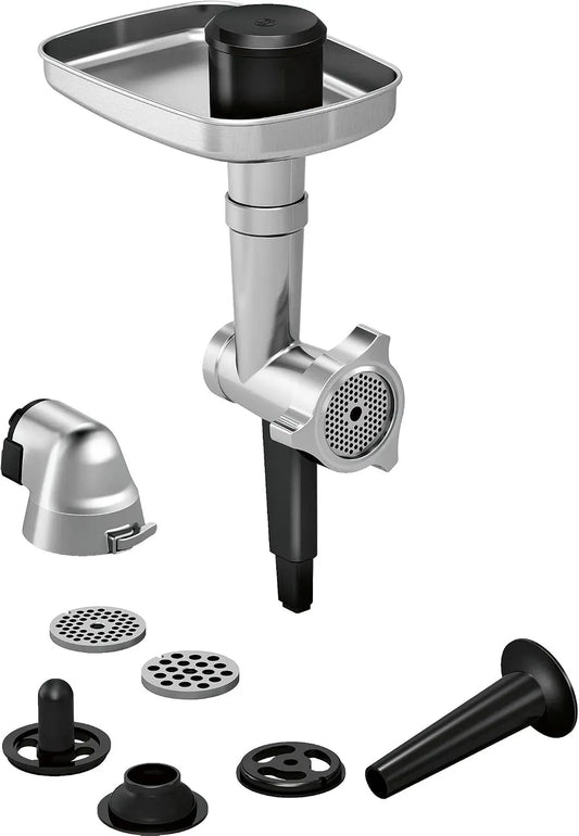 Bosch muz9ha1 mum9 muz9ha1 Lifestyle Set Hunting Adventure, dischi forati 3,5, tritacarne, 8 mm per cucina macchinari mum9, würstel stopfer, Kebbe