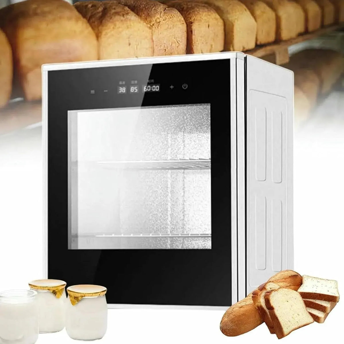 Macchina per Lievitare, piastra per panini e sandwich, vapore, professionale, per Lievitare Pasta per Fermentazione Pane con Controllo