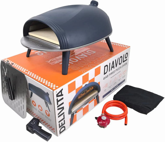 Forno elettrico per pizza, portatile, forno da cucina, DeliVita Diavolo