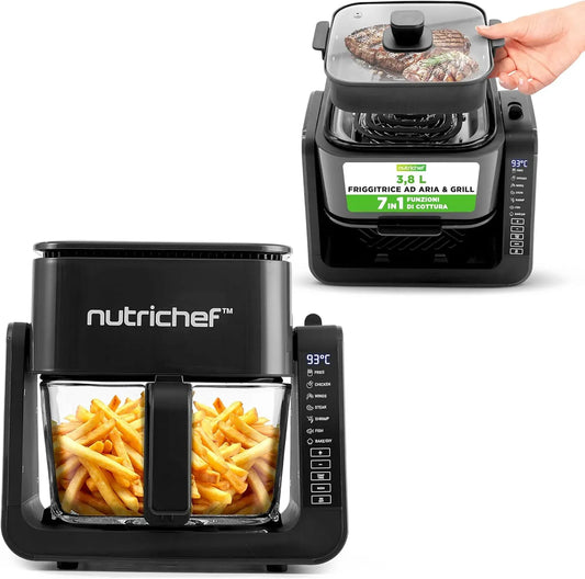 Forno elettrico, forno da cucina, NutriChef Friggitrice ad Aria