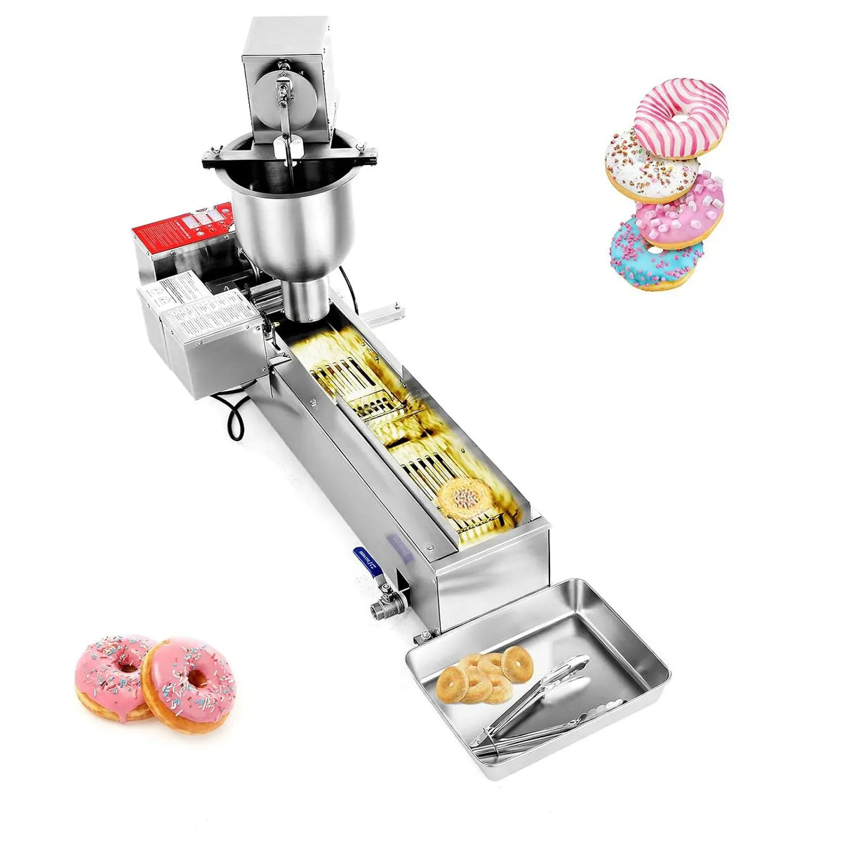 VEVOR Macchina, professionale, acciaio inox, 90 Pezzi, per Ciambelle
