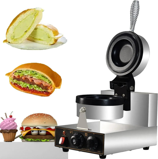macchina per hamburger, Pressa, 1200 W, professionale, per hamburger commerciale